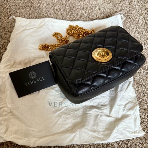 Excellent Condition - Versace Quilted Leather Crossbody - Picture 2 of 8